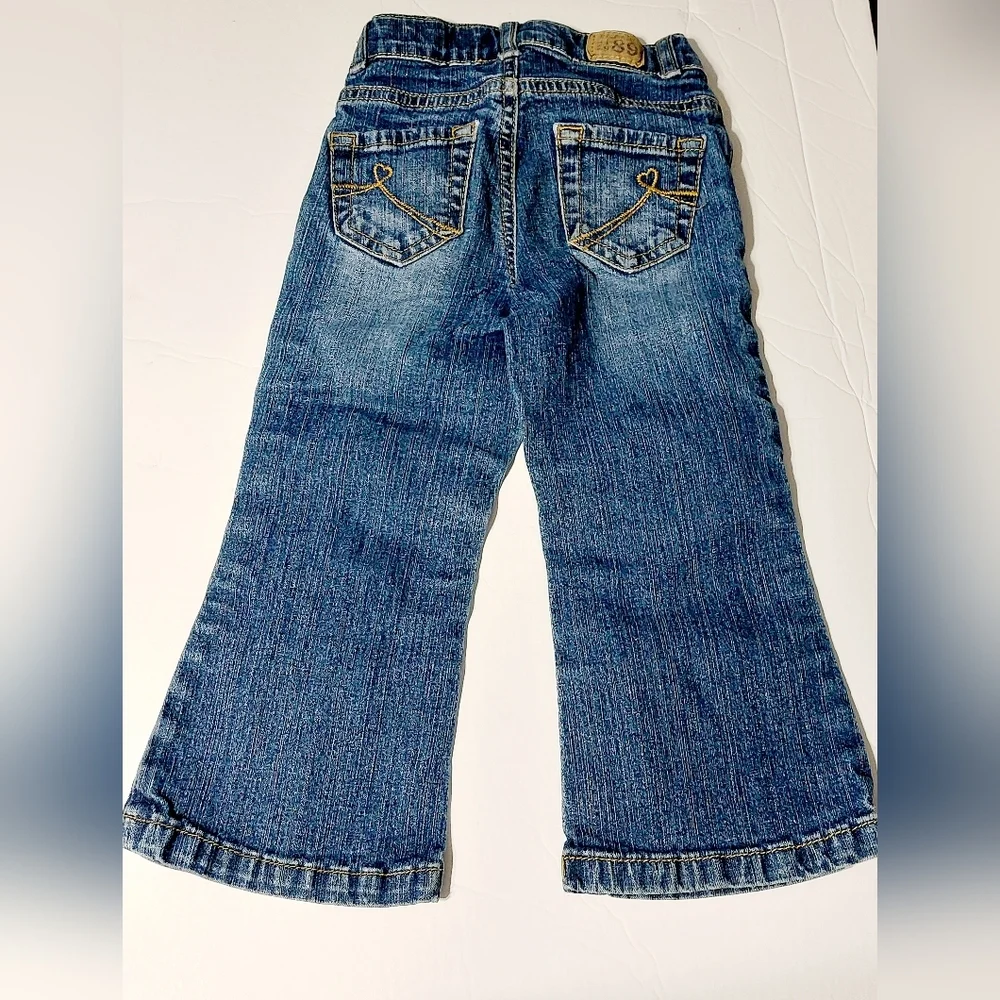 Est 1989‎ Childrens Place Adjustable Waist Flare Leg Denim 3T